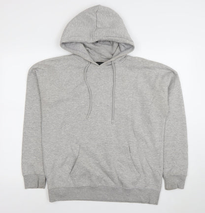 Mens UK Size M New Look Grey Pullover Hoodie