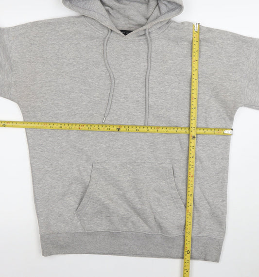 Mens UK Size M New Look Grey Pullover Hoodie