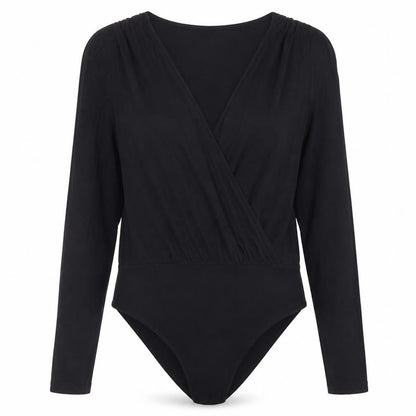 Womens UK Size L Gallery One-Piece Black Bodysuit