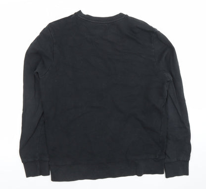 Mens UK Size S JACK & JONES Black Pullover Sweatshirt