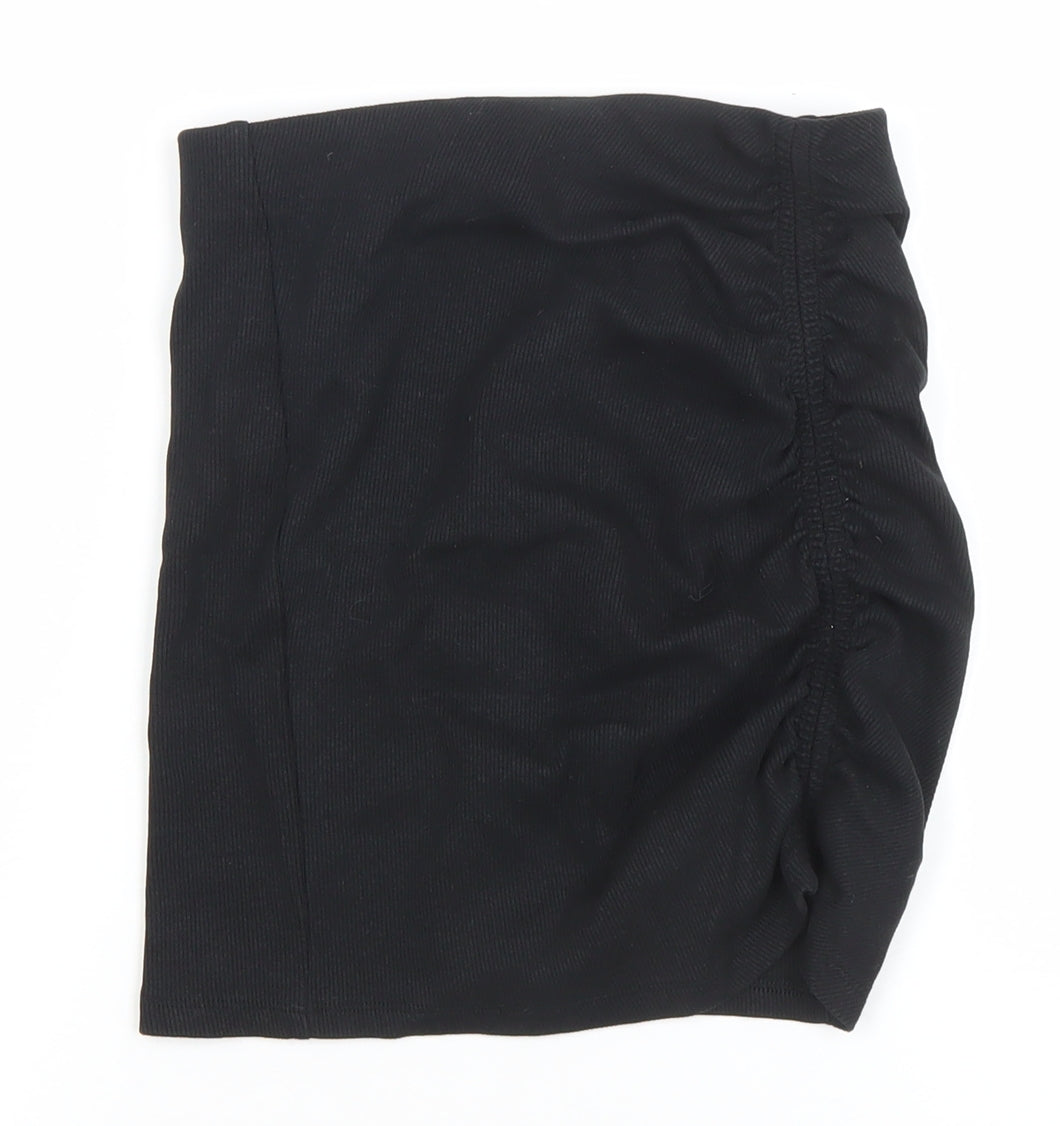 Womens UK Size M Zara Straight & Pencil Jersey Skirt