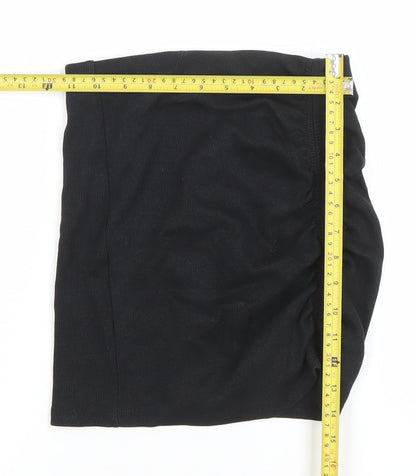 Womens UK Size M Zara Straight & Pencil Jersey Skirt