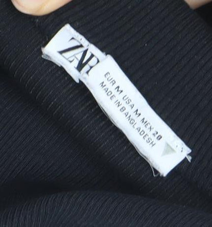 Womens UK Size M Zara Straight & Pencil Jersey Skirt