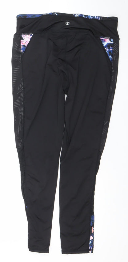 Womens UK Size L Dunnes Stores Athletic Fit Leggings Black Leggings