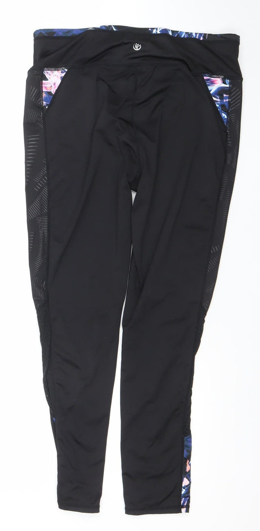 Womens UK Size L Dunnes Stores Athletic Fit Leggings Black Leggings