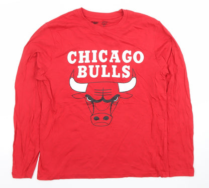 Mens UK Size S NBA Red  T-Shirt