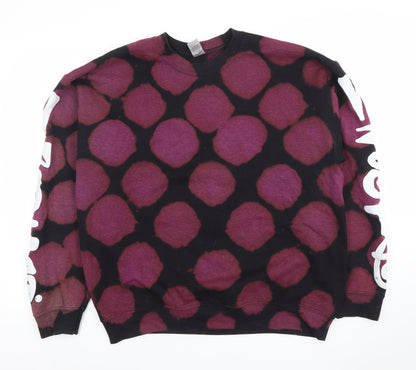 Mens UK Size L Gildan Multicoloured Pullover Sweatshirt