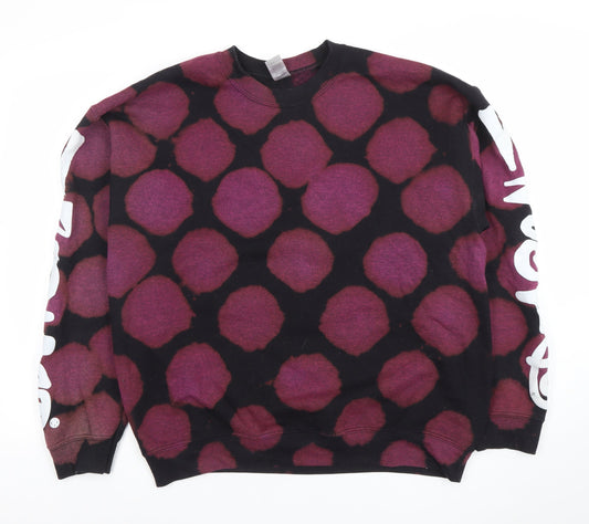 Mens UK Size L Gildan Multicoloured Pullover Sweatshirt