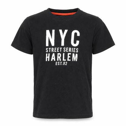 Boys UK Size 8-9 Years Primark Black Basic T-Shirt