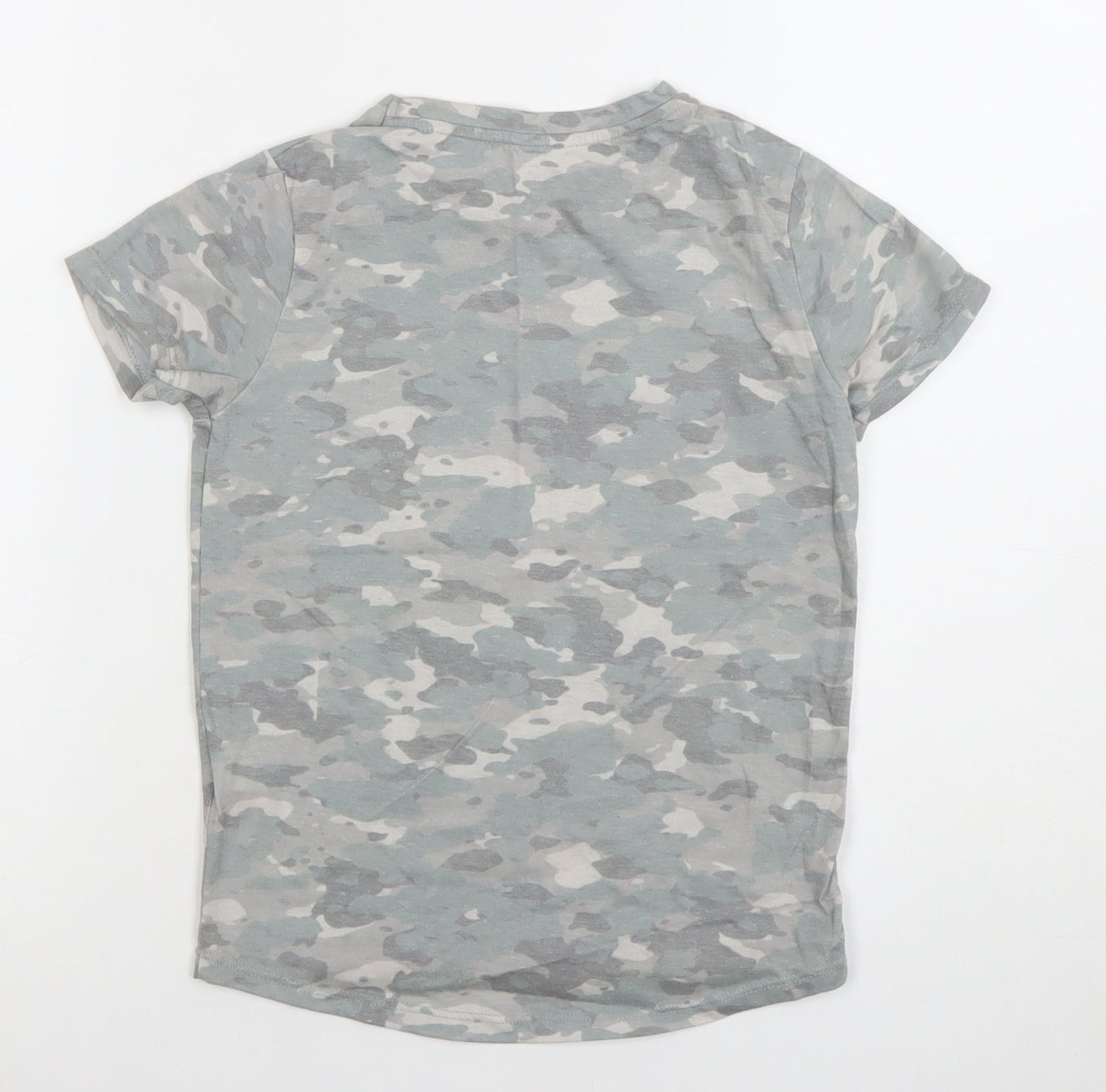 Boys UK Size 7 Years Primark Grey Basic T-Shirt