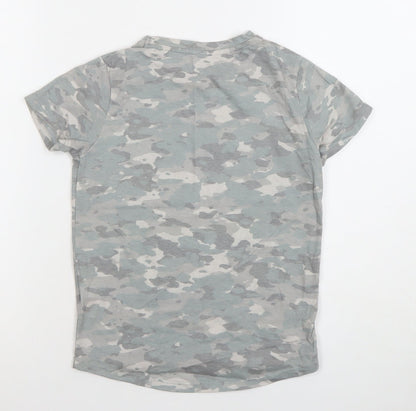 Boys UK Size 7 Years Primark Grey Basic T-Shirt