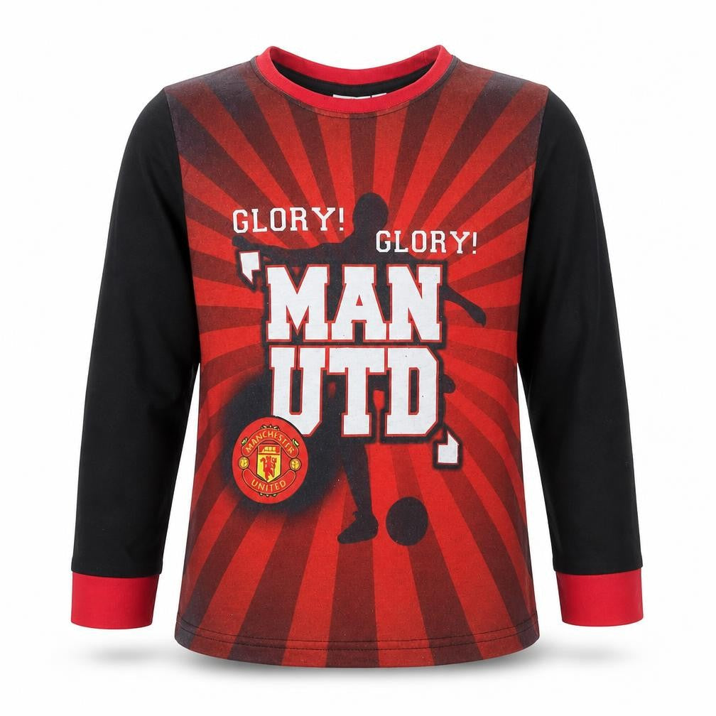 Boys UK Size 7-8 Years Manchester United Red Basic T-Shirt
