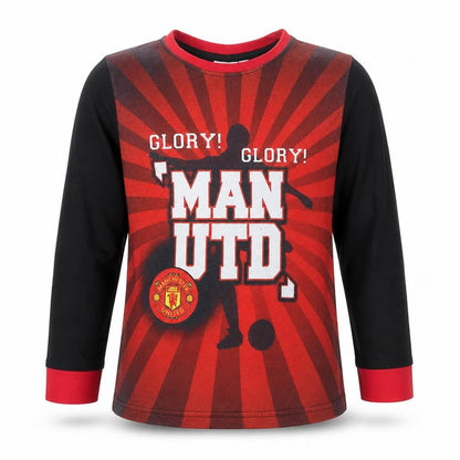 Boys UK Size 7-8 Years Manchester United Red Basic T-Shirt