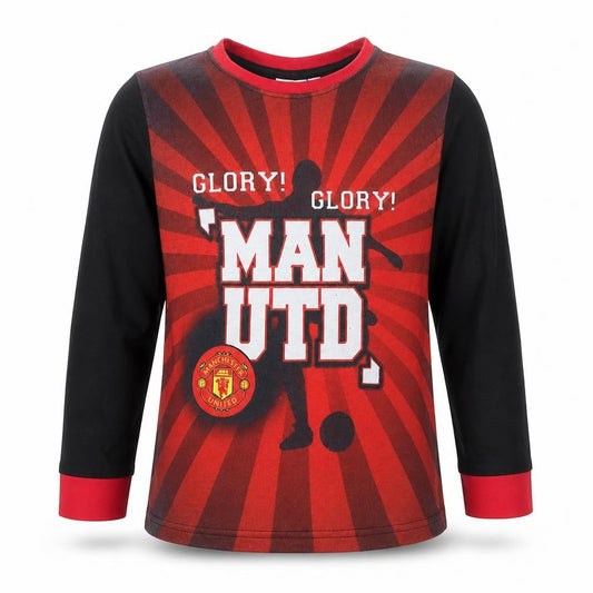 Boys UK Size 7-8 Years Manchester United Red Basic T-Shirt