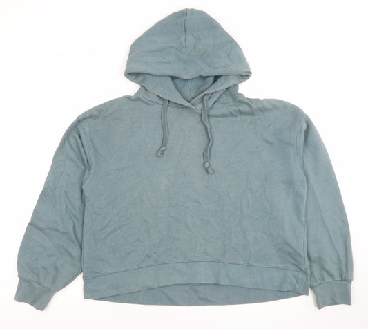 Womens UK Size S Uniqlo Blue Pullover Hoodie