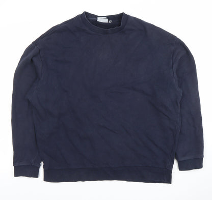 Mens UK Size M ASOS Blue Pullover Sweatshirt