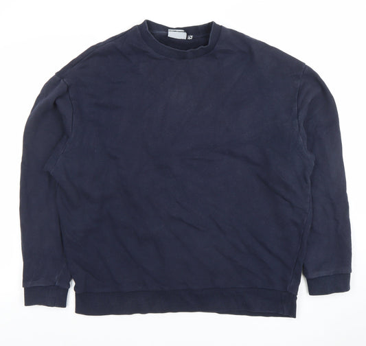 Mens UK Size M ASOS Blue Pullover Sweatshirt