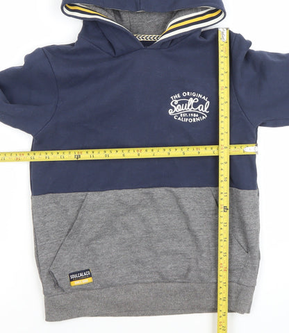 Boys UK Size 9-10 Years SoulCal & Co Grey Pullover Hoodie