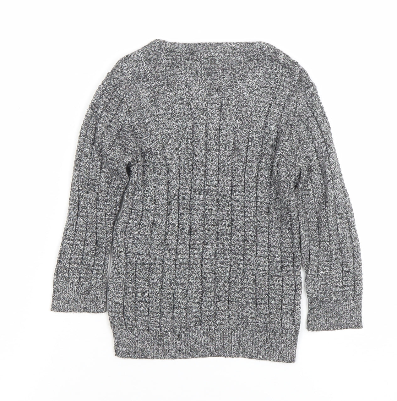 River Island Mini Grey Knit Pullover Jumper 12-18 Months Unisex Baby