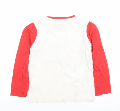 Boys UK Size 7-8 Years Pokémon White Basic T-Shirt