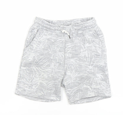 Rebel by Primark Boys Grey Sweat Shorts 5-7 Years Drawstring Pockets Summer