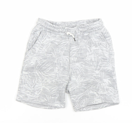 Rebel by Primark Boys Grey Sweat Shorts 5-7 Years Drawstring Pockets Summer