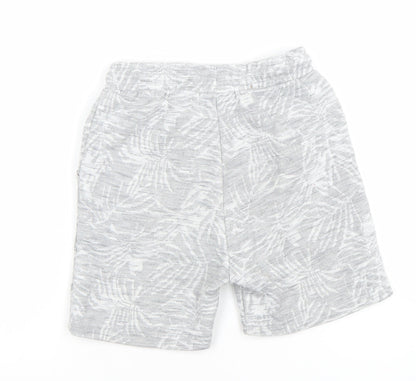 Rebel by Primark Boys Grey Sweat Shorts 5-7 Years Drawstring Pockets Summer