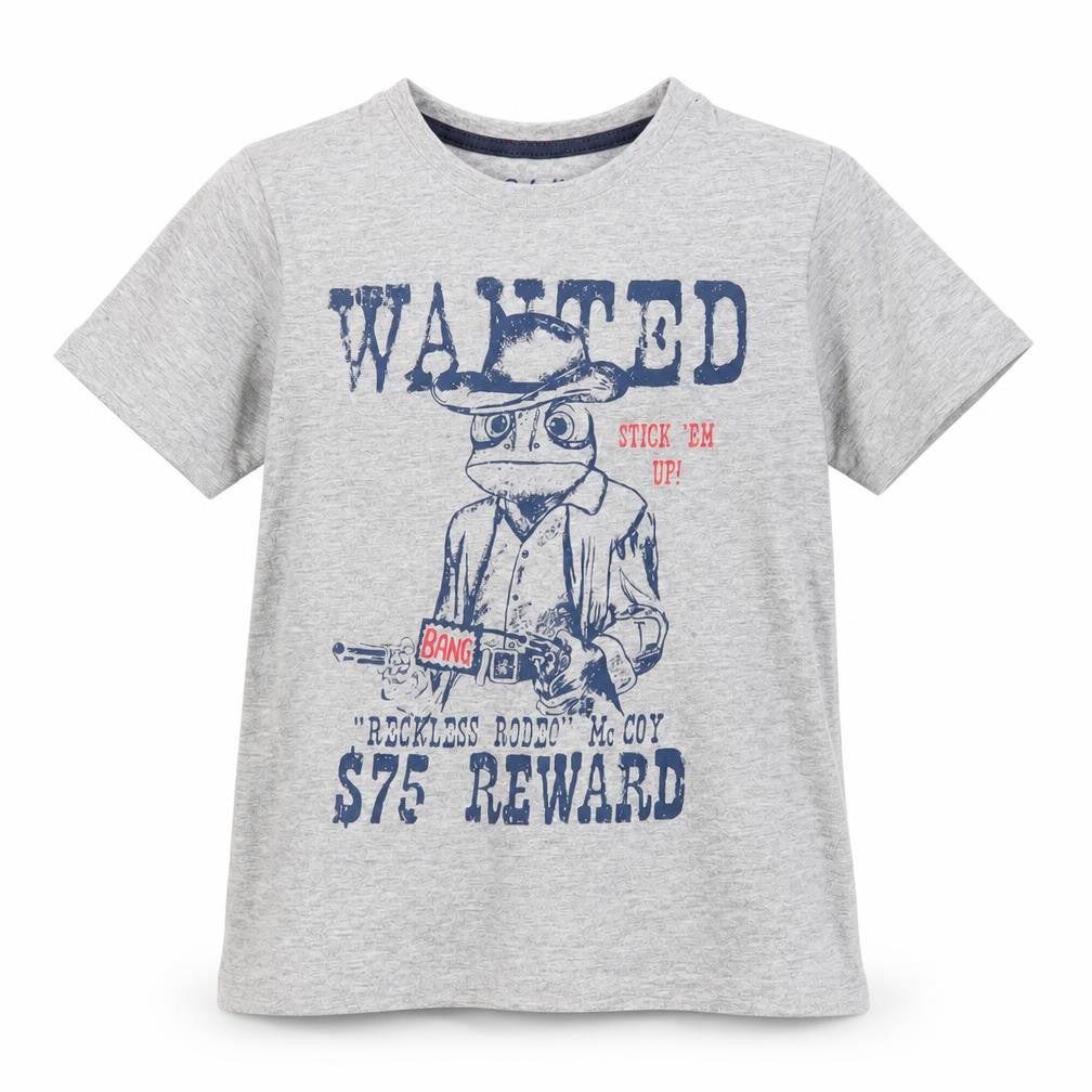 Boys UK Size 6-7 Years Rebel by Primark Grey Basic T-Shirt