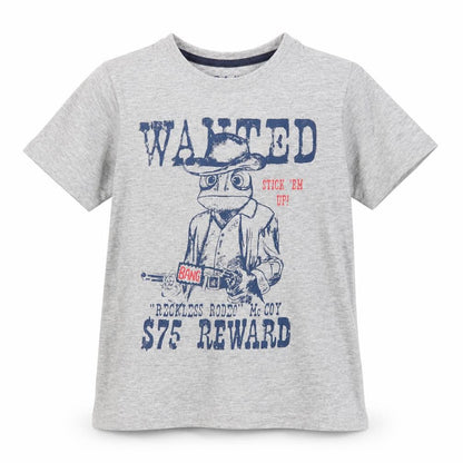 Boys UK Size 6-7 Years Rebel by Primark Grey Basic T-Shirt