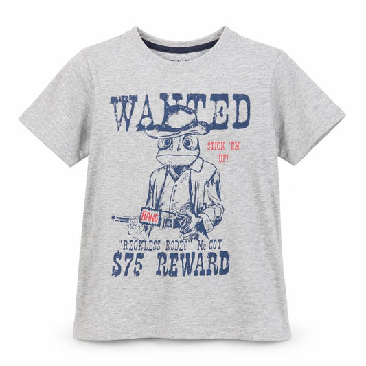 Boys UK Size 6-7 Years Rebel by Primark Grey Basic T-Shirt