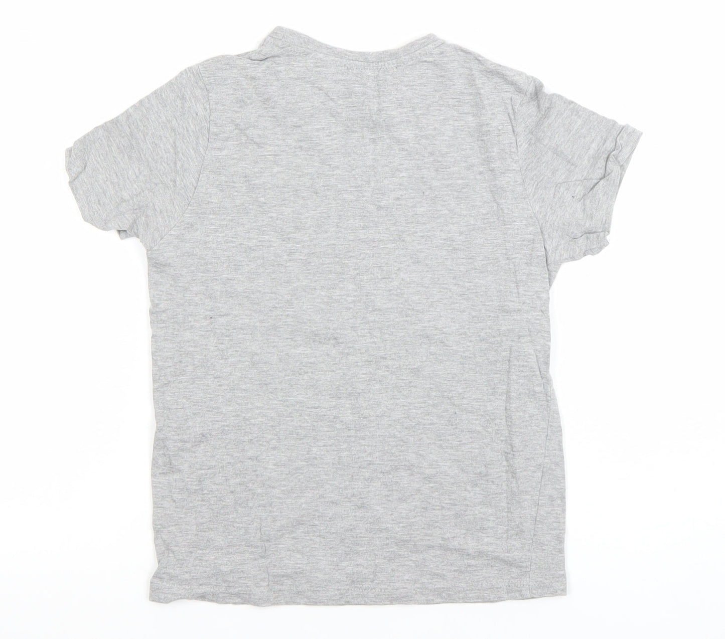 Boys UK Size 6-7 Years Rebel by Primark Grey Basic T-Shirt