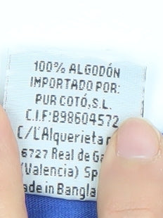 Texmania Blue Fun Graphic Print Cotton Baby T-Shirt 12 Months