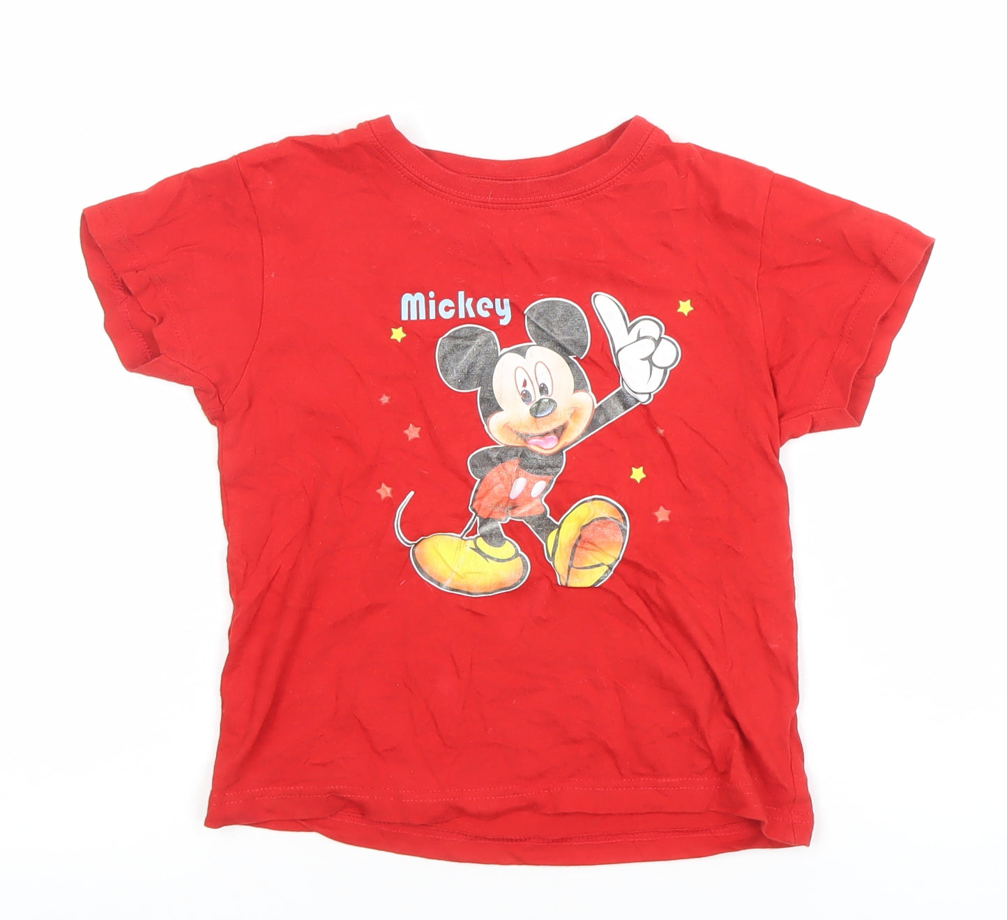 Boys UK Size 5-6 Years Roly Red Basic T-Shirt