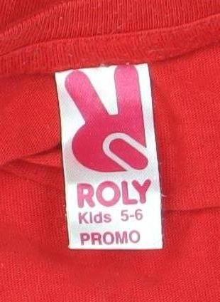 Boys UK Size 5-6 Years Roly Red Basic T-Shirt