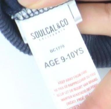 Boys UK Size 9-10 Years SoulCal & Co Blue Pullover Hoodie
