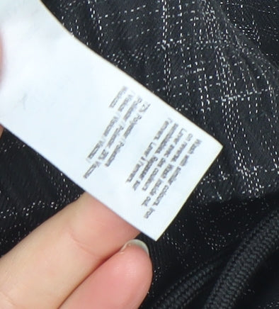 River Island Men's Black Check Slim Fit Joggers 32W 34L