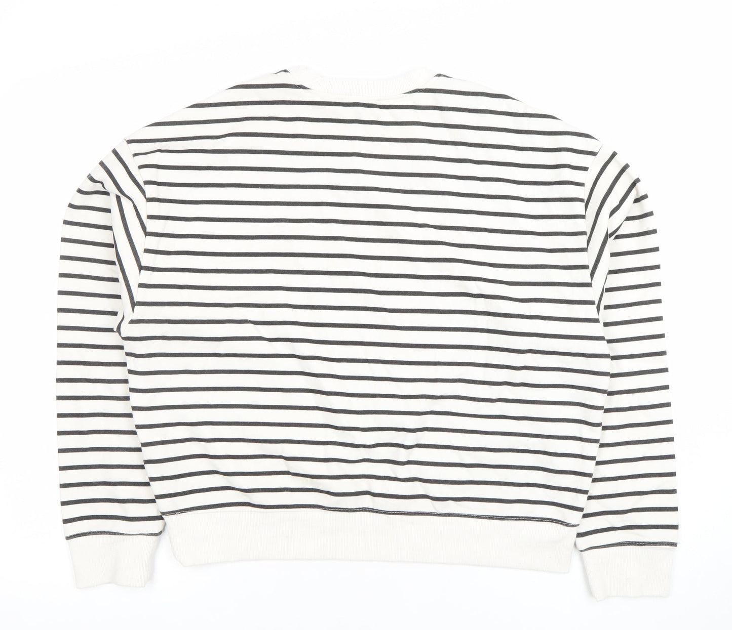 Womens UK Size M New Look White Pullover Sweatshirt