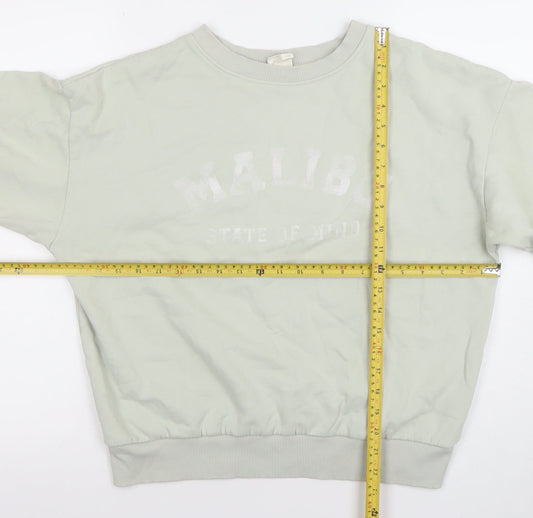 Womens UK Size XS H&M Beige Pullover Sweatshirt