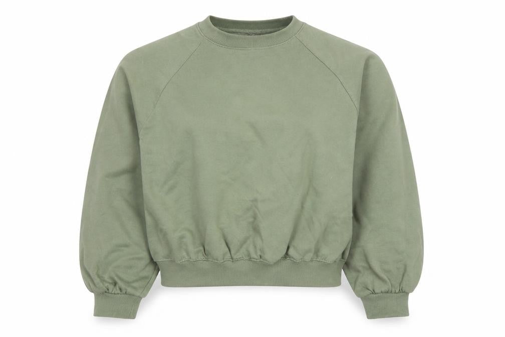 Womens UK Size 8 Zara Green Pullover Sweatshirt