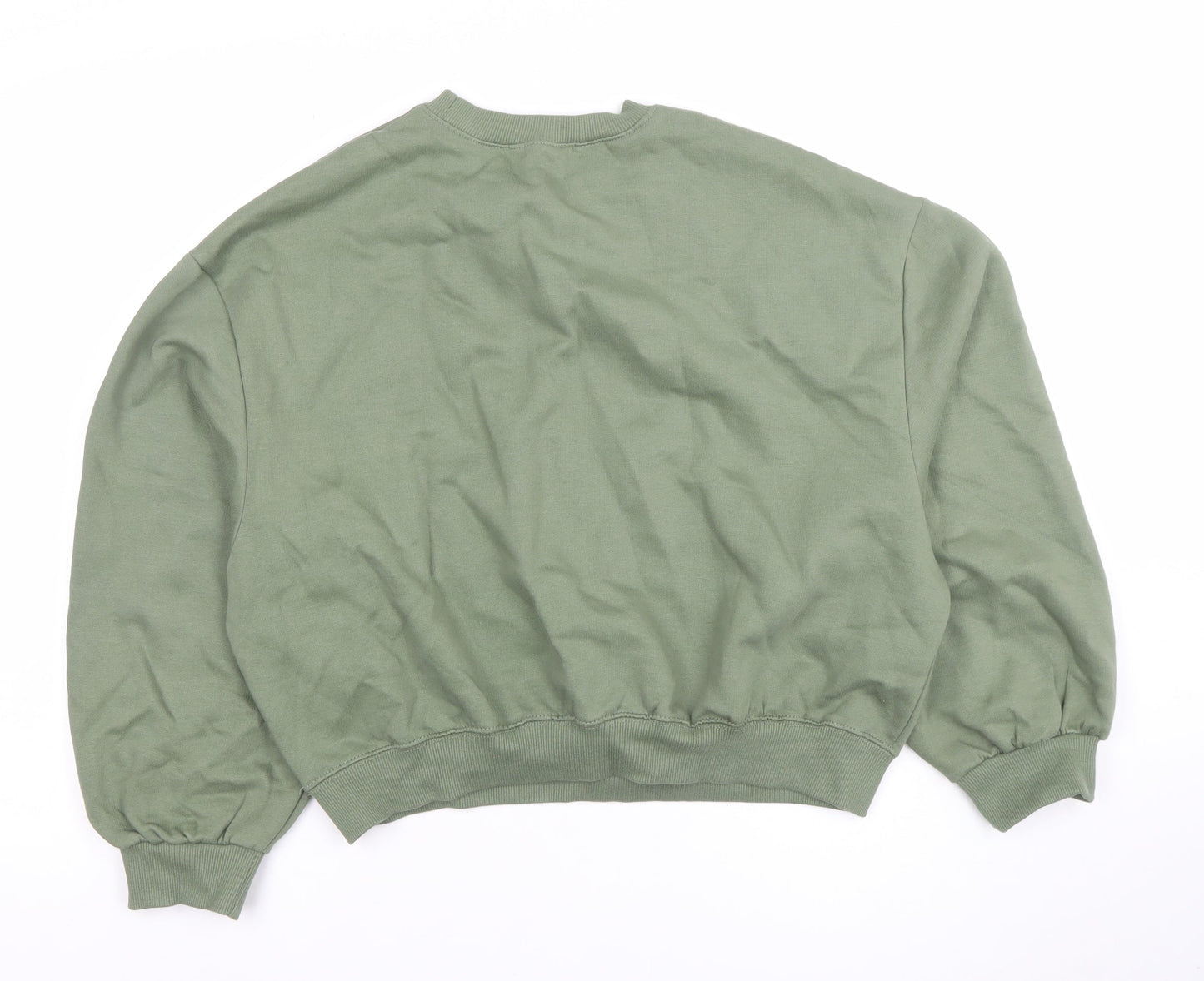 Womens UK Size 8 Zara Green Pullover Sweatshirt