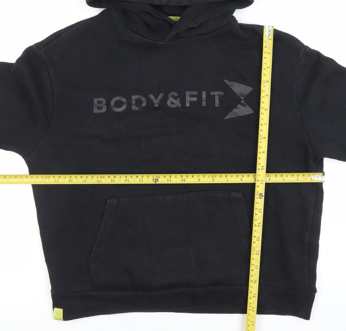 Womens UK Size XS Body&Fit Black Pullover Hoodie