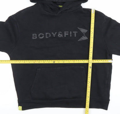Womens UK Size XS Body&Fit Black Pullover Hoodie