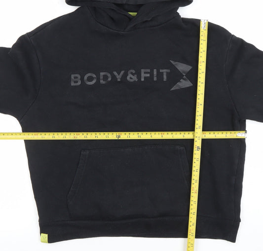 Womens UK Size XS Body&Fit Black Pullover Hoodie