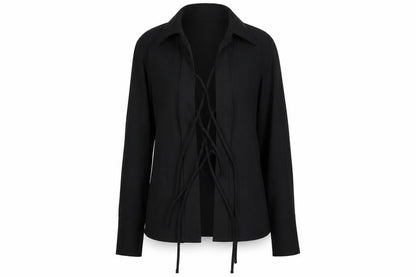 Womens UK Size 10 Boohoo Regular Black Suit Top
