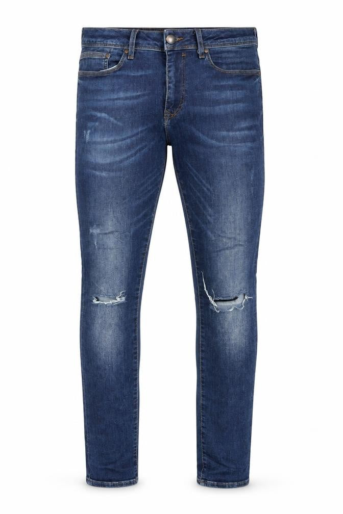 Mens UK Size 32R River Island Slim Fit Skinny Blue Jeans