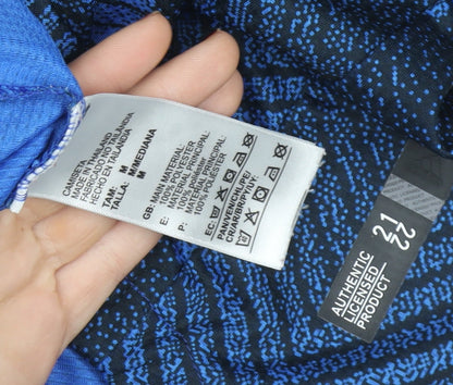 Adidas Men's Blue Manchester United Football Jersey T-Shirt M