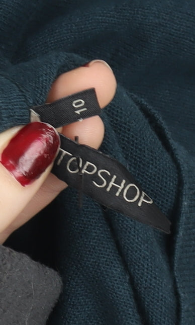 Womens UK Size 10 Topshop A-Line Dress