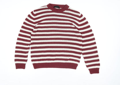 Womens UK Size 12 Zara Red Pullover Jumper