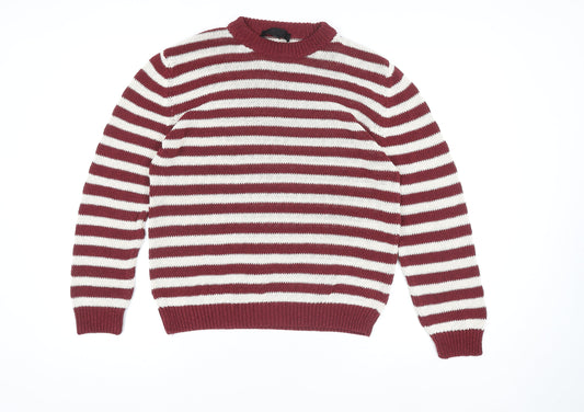 Womens UK Size 12 Zara Red Pullover Jumper