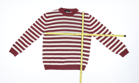 Womens UK Size 12 Zara Red Pullover Jumper